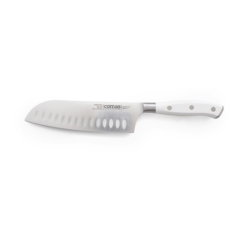 Cuchillo Santoku alveolado Marble 18 cm