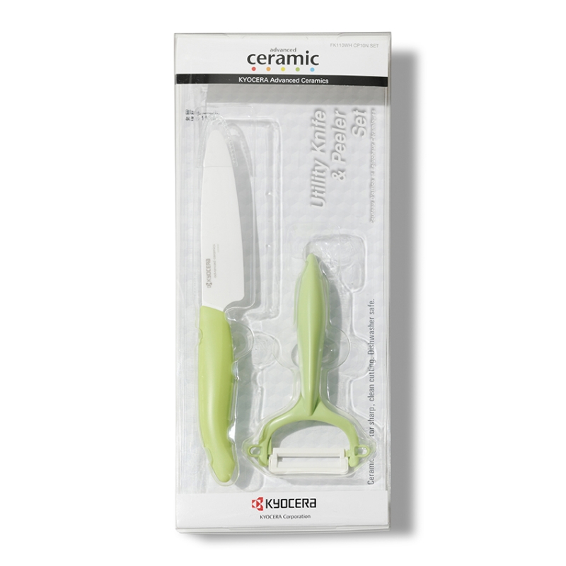 Blister Office 11 cm y Pelador Verde