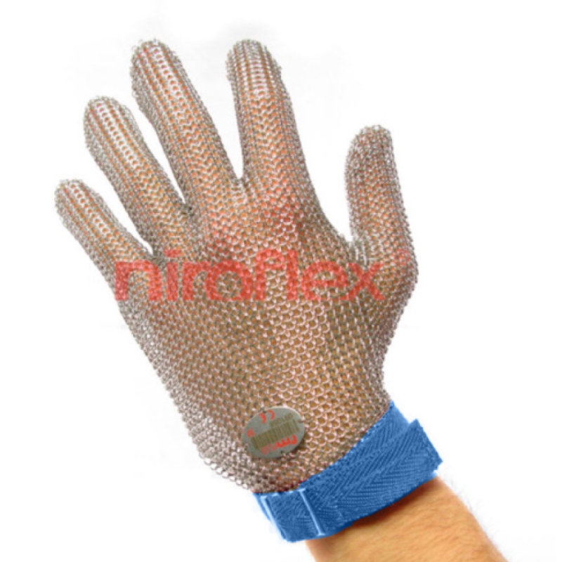Guante de Malla Nylon L/Azul