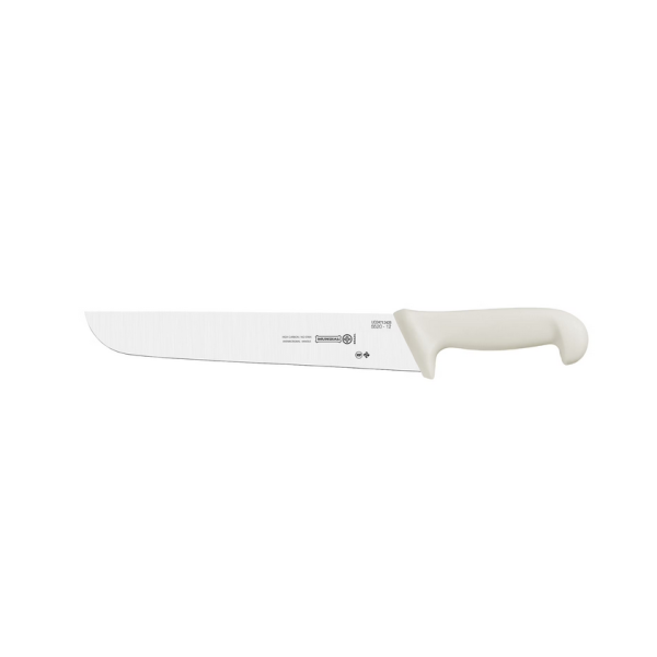 MUNDIAL, Cuchillo de cocina profesional, (5520-12), 30,5CM, Hoja ancha y recta, Blanco, Acero Inoxidable