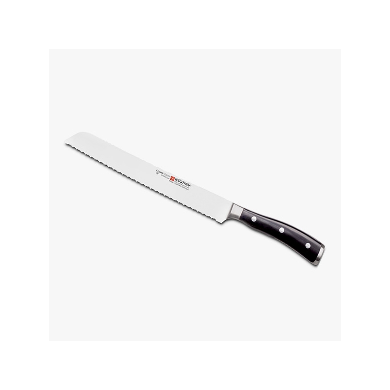 Cuchillo Wüsthof Classic Ikon pan doble sierra 23cm