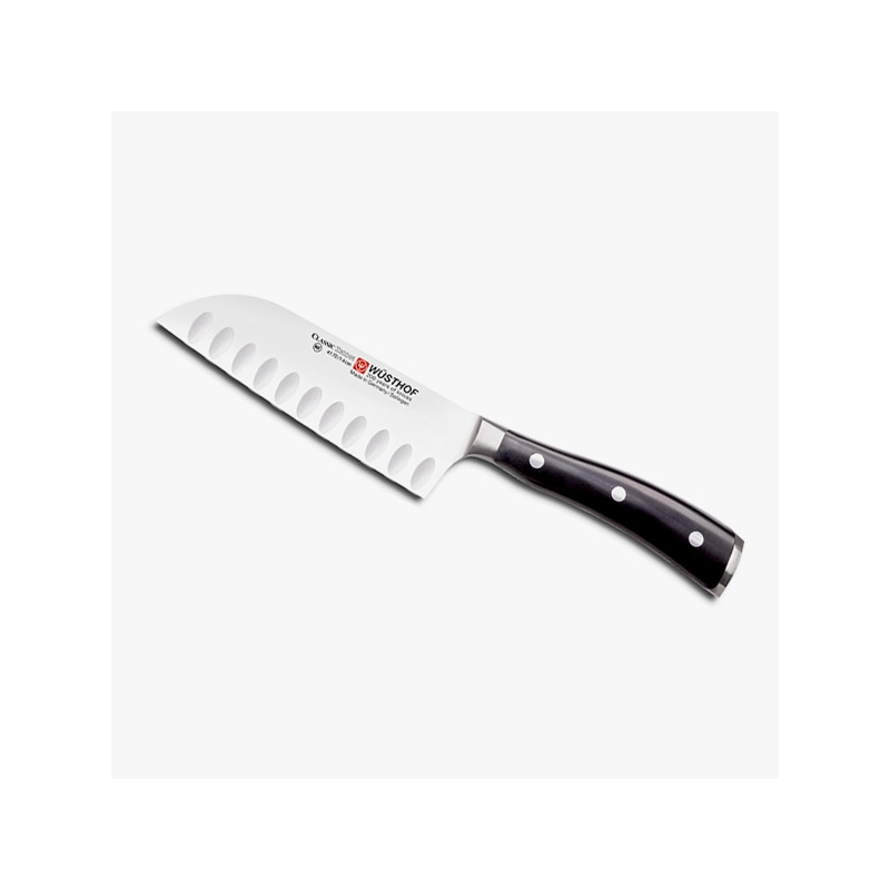 Cuchillo Wüsthof Classic Ikon Santoku alveolado 14cm