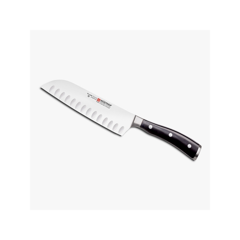 Cuchillo Wüsthof Classic Ikon santoku alveolado 17cm