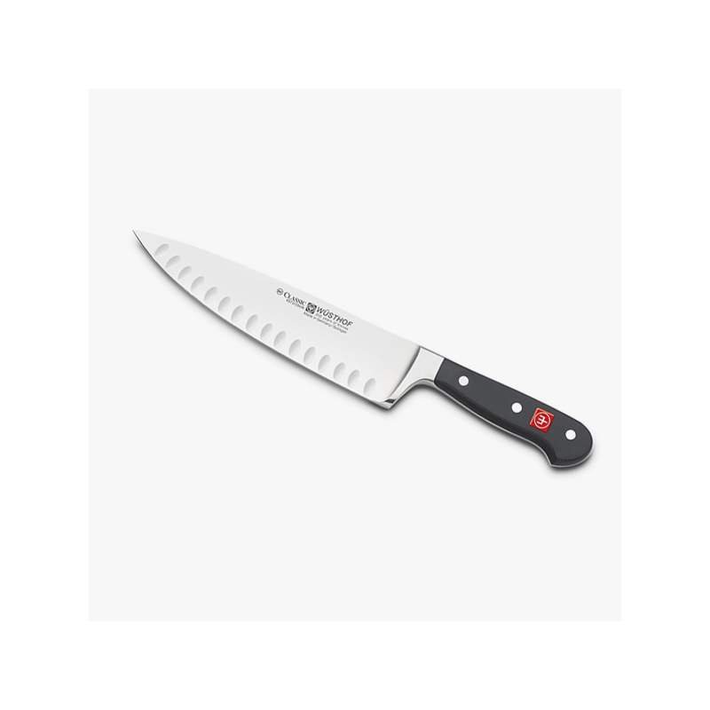 Cuchillo Wüsthof Classic chef alveolado 20cm