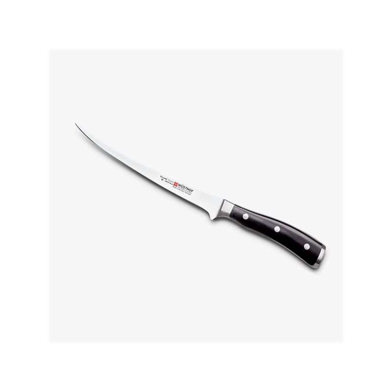 Cuchillo Wüsthof Classic Ikon filetear curvo 18cm
