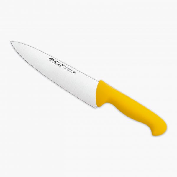 Cuchillo Arcos Cocinero amarillo de 20 cm - 2900