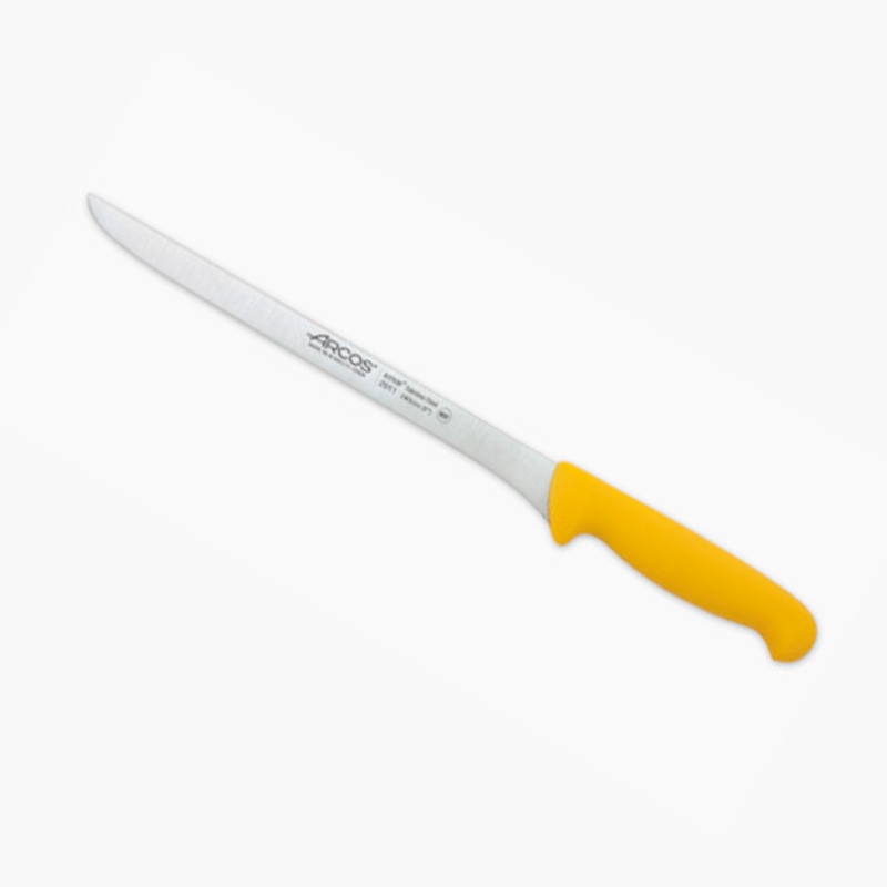 Cuchillo Arcos Jamonero amarillo de 24 cm - 2900