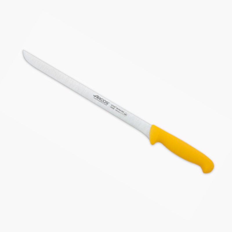 Cuchillo Arcos Jamonero amarillo de 28 cm - 2900