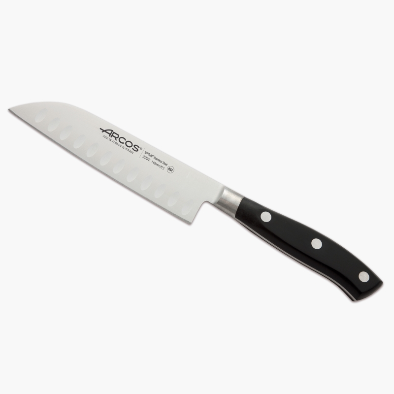 Cuchillo Arcos Santoku 14 cm - Riviera