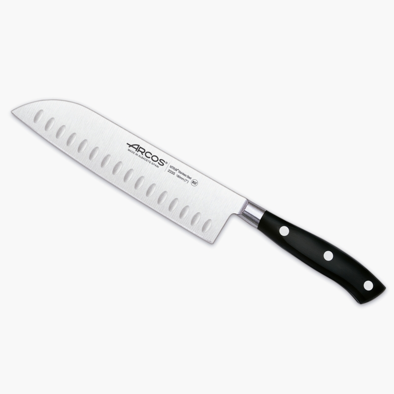 Cuchillo Arcos Santoku 18 cm - Riviera