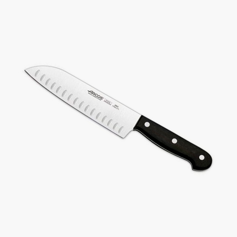 Cuchillo Arcos Santoku de 17 cm Alveolado - Universal