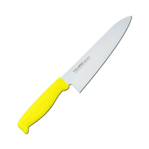 Cuchillo Tojiro F-145Y, Chef, mango amarillo, 180mm