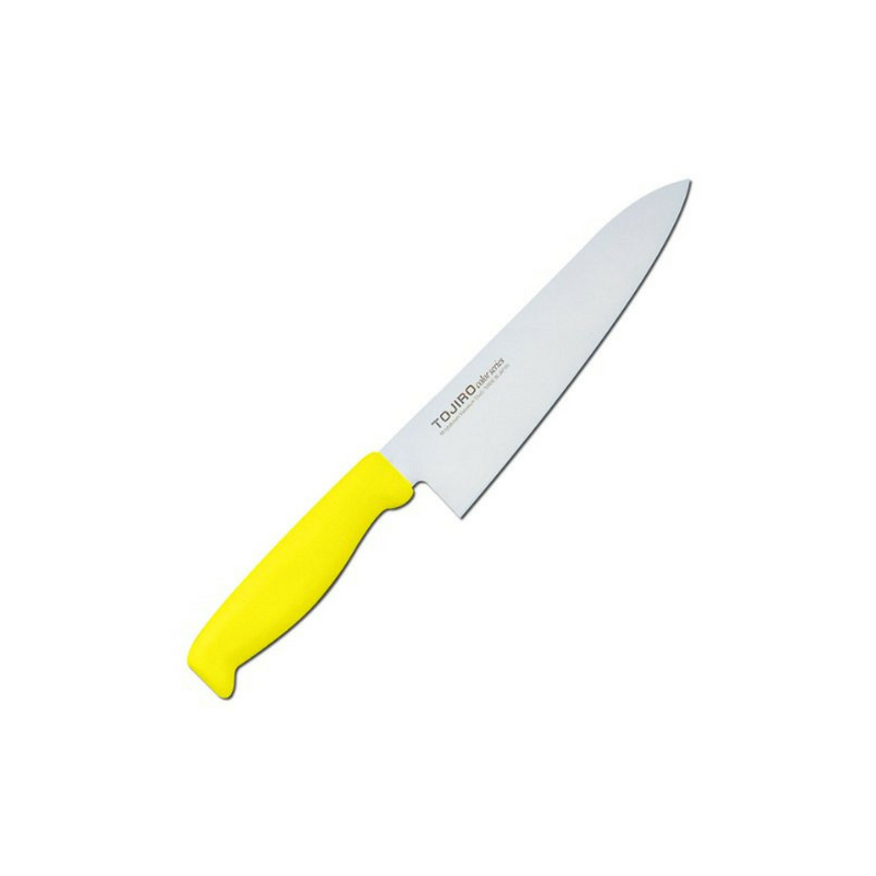 Cuchillo Tojiro F-145Y, Chef, mango amarillo, 180mm