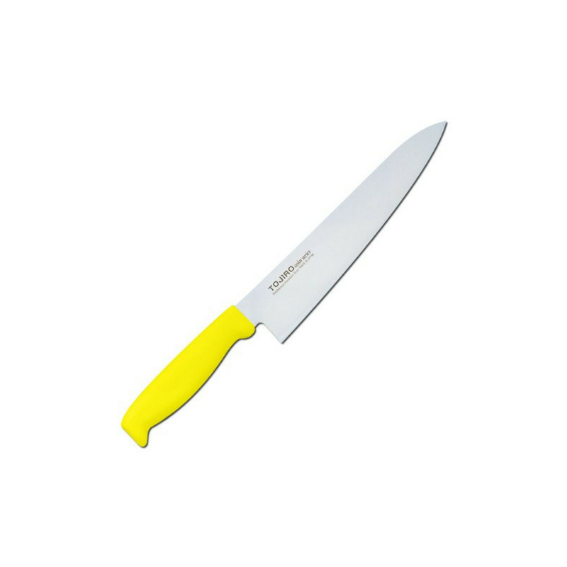 Cuchillo Tojiro F-146Y, Chef, mango amarillo, 210mm