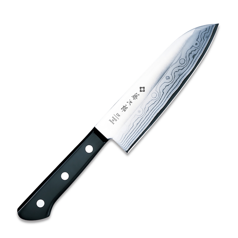 Cuchillo Tojiro F-331, Santoku, DP Damascus, 170mm