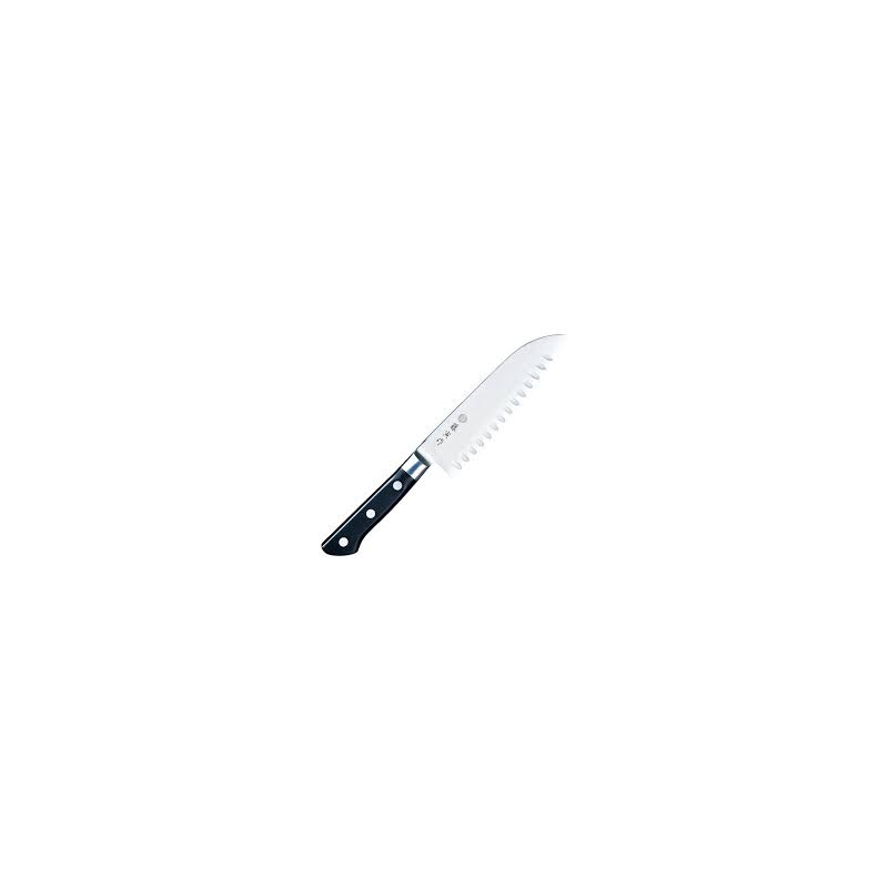 Cuchillo Tojiro F-503D, Santoku alveolado, DP 3 capas, 170mm