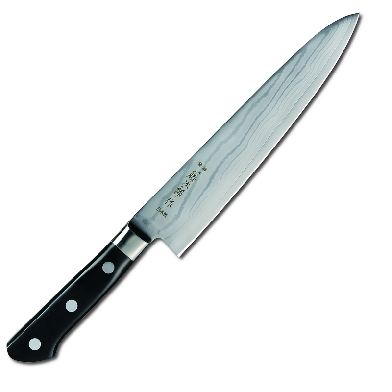 Cuchillo Tojiro F-655, Chef, DP Damascus 37 capas, 210mm