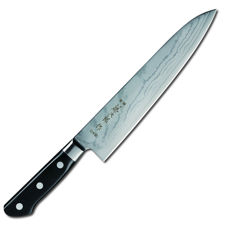 Cuchillo Tojiro F-656, Chef, DP Damascus 37 capas, 240mm