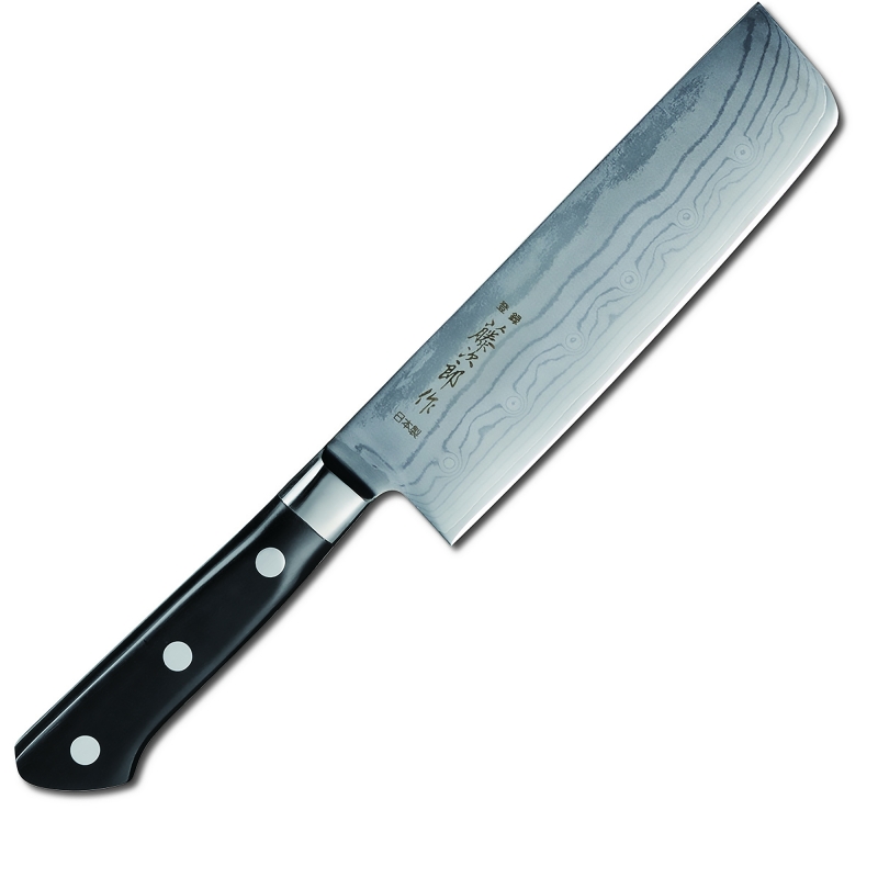 Cuchillo Tojiro F-660, Nakiri, DP Damascus 37 capas, 165mm