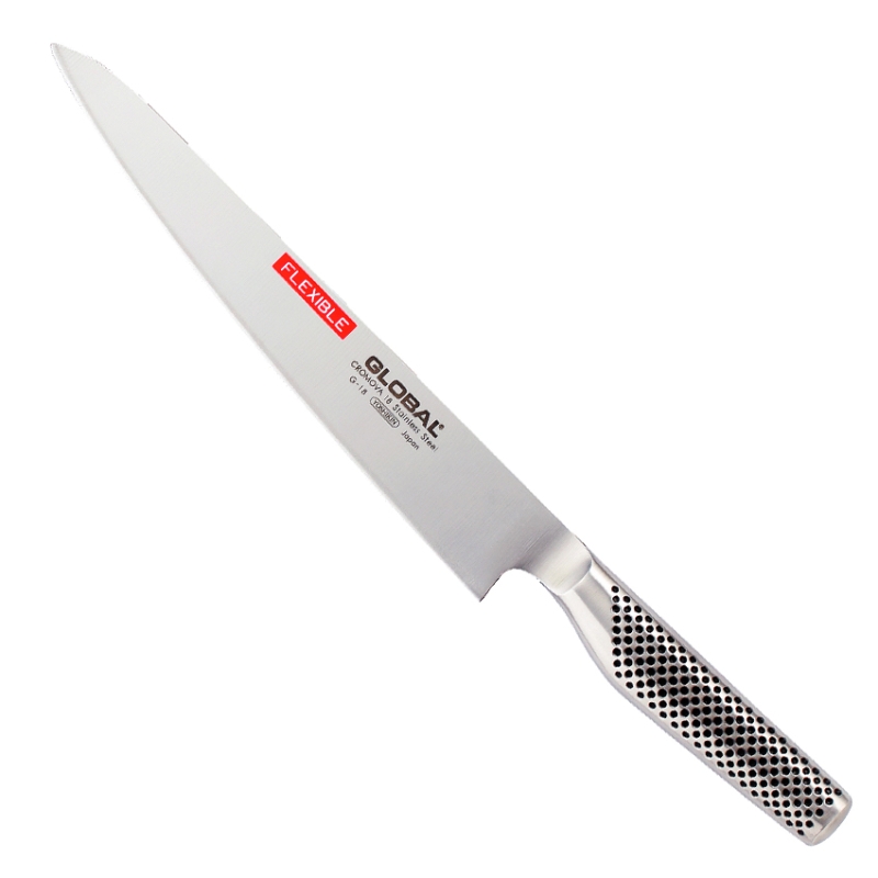 Cuchillo Global G-18, Fileteador flexible, 24 cm