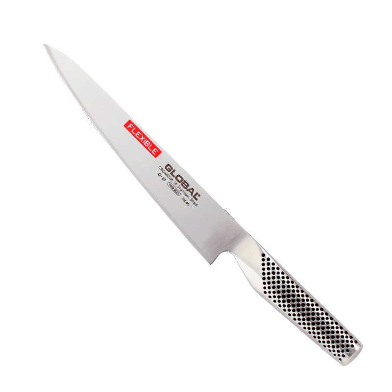 Cuchillo Global G-20, Fileteador flexible, 21 cm