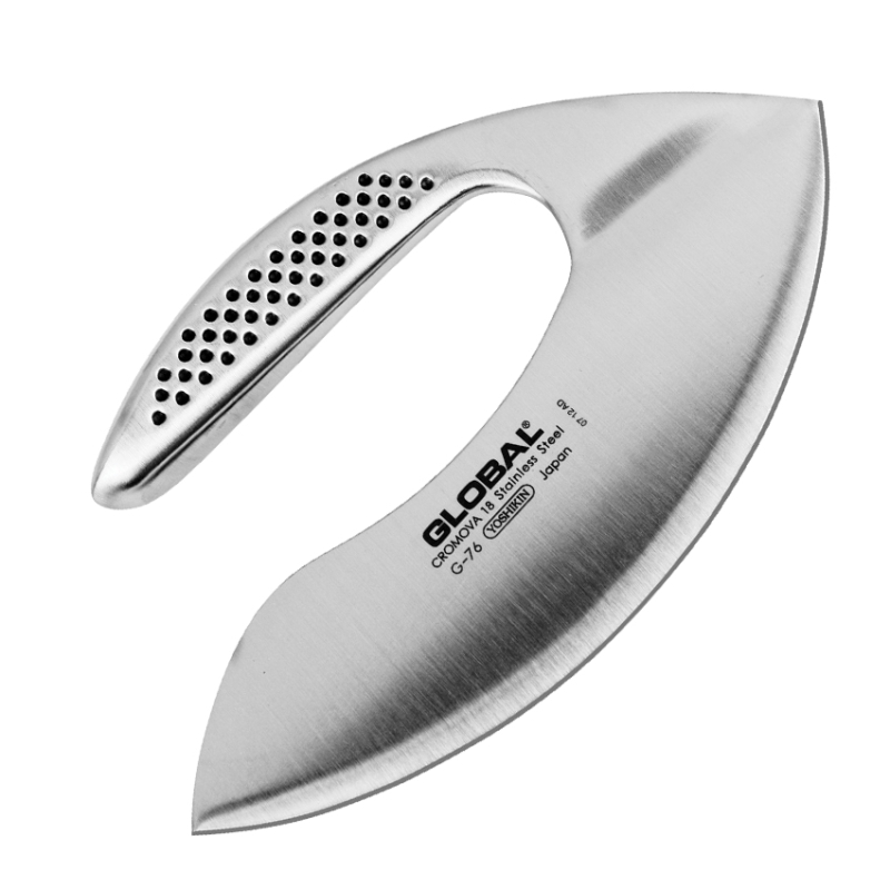 Cuchillo Global G-76, Hacha para picar hierbas, 18 cm