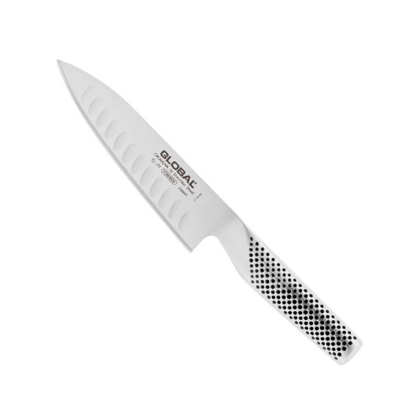 Cuchillo Global G-79, Cocinero, alveolado, 16 cm