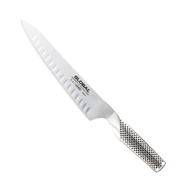 Cuchillo Global G-82, Trinchante, alveolado, 21 cm