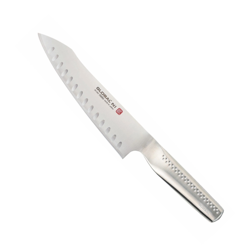 Cuchillo Global GN-002, Oriental Cocina (Chef) Alveolado, 20 cm