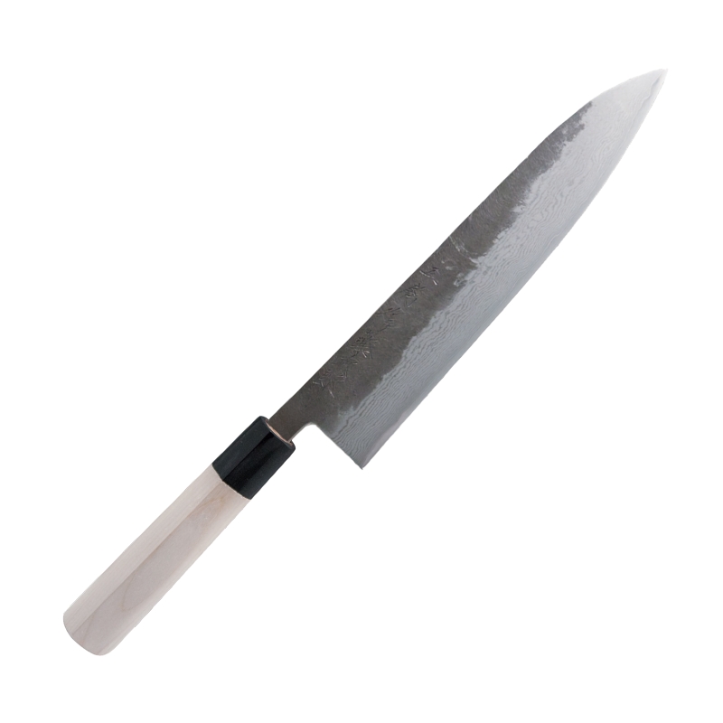Cuchillo Tojiro J1/CH240-V63R, Chef, hecho a mano, 63 capas, 240mm