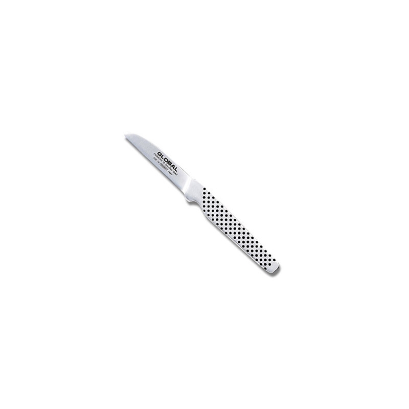 Cuchillo Global GSF-16, Pelador recto forjado, 6 cm