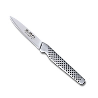 Cuchillo Global GSF-31, Pelador forjado, mango largo, 8 cm
