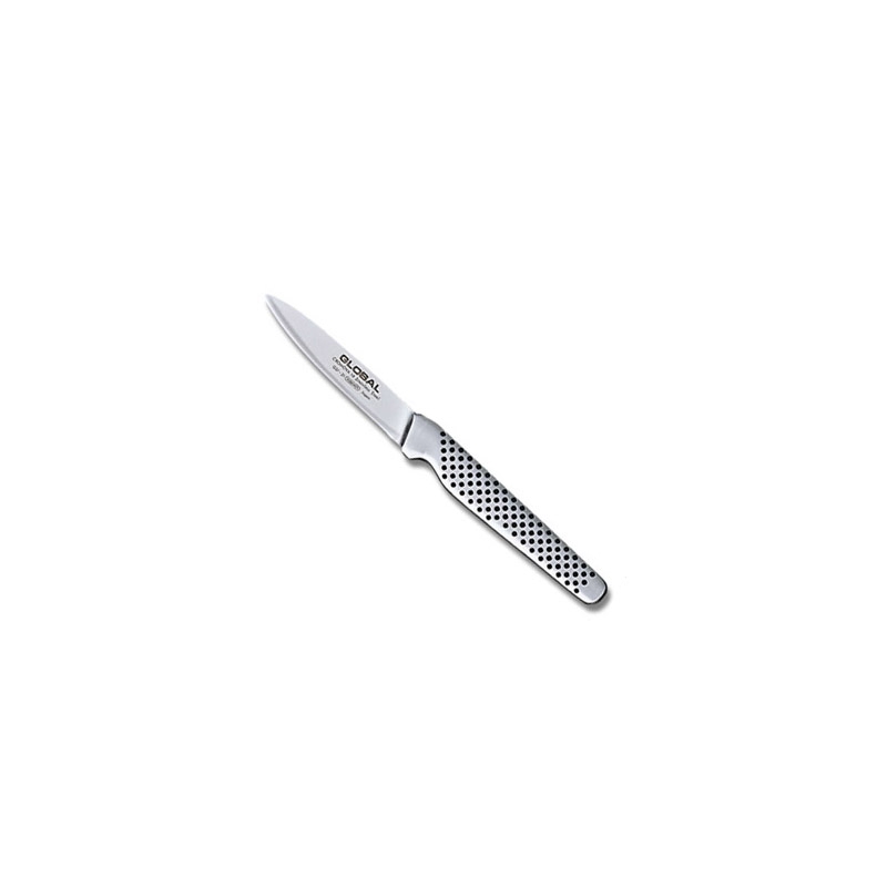 Cuchillo Global GSF-31, Pelador forjado, mango largo, 8 cm