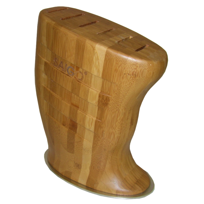 S-KB1, Soporte bambú 6 cuchillos Saigo