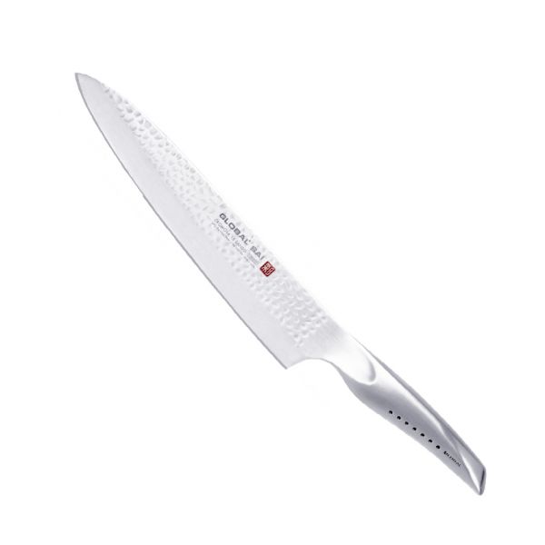 Cuchillo Global SAI-06, Cocina (Chef), Hammer Finish, 25 cm