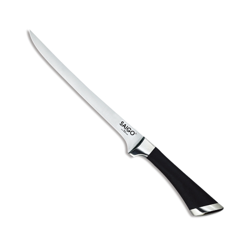 Cuchillo Saigo SC-012, Combo jamonero (filetero), 20 cm